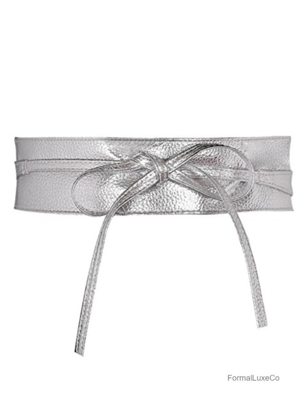 Ayliss Women Soft PU Leather Obi Belt Self Tie Wrap Cinch Belt Bowknot